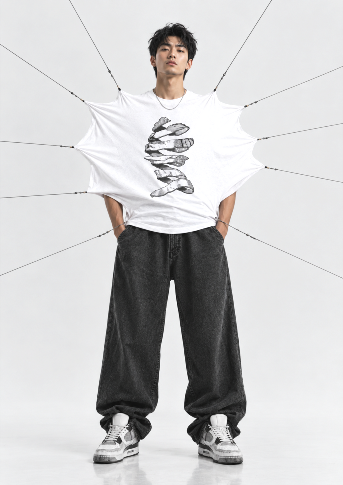 T-Shirt Peeling Woman