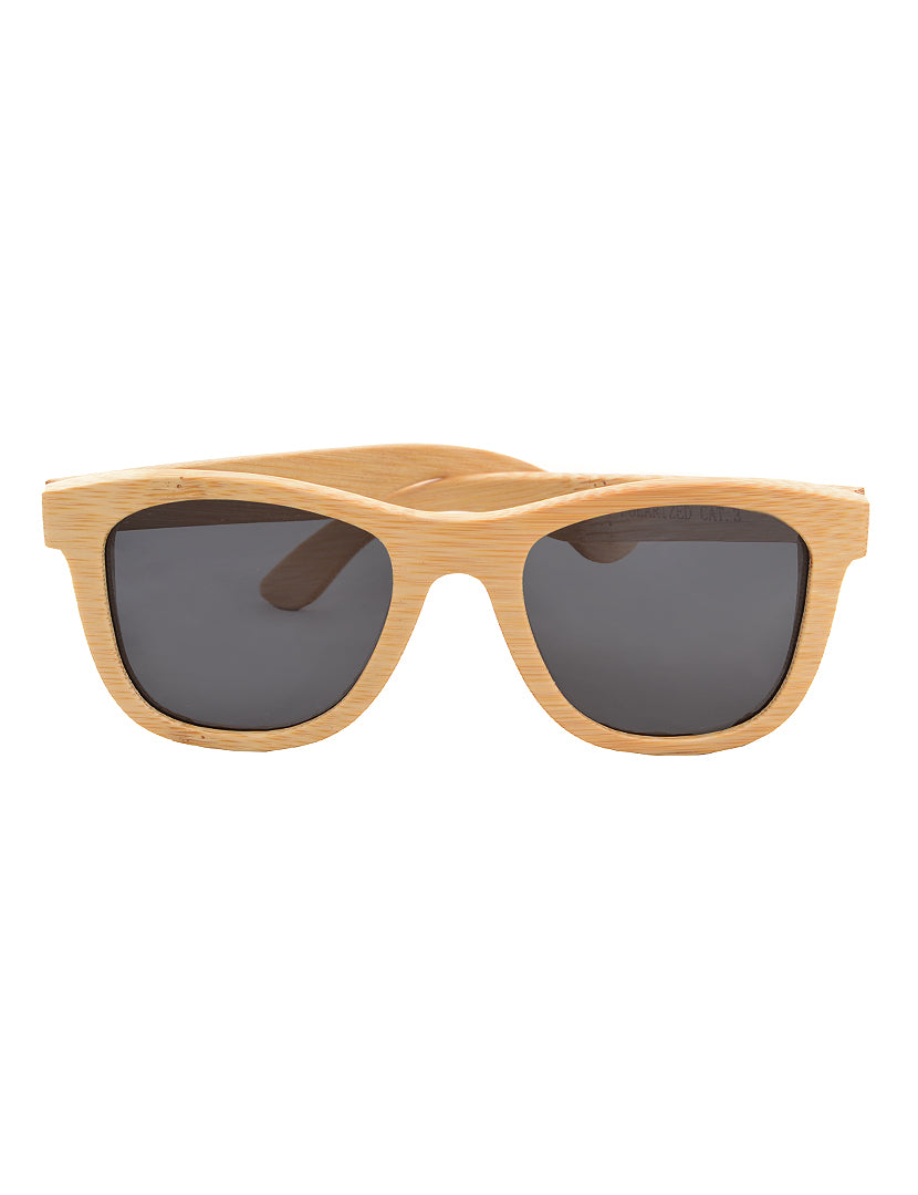 Óculos de Sol em Bambu com Lentes Fumadas