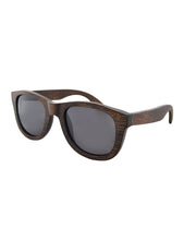 Load image into Gallery viewer, Handmade Coffee Bamboo Sunglasses with Smoke lens